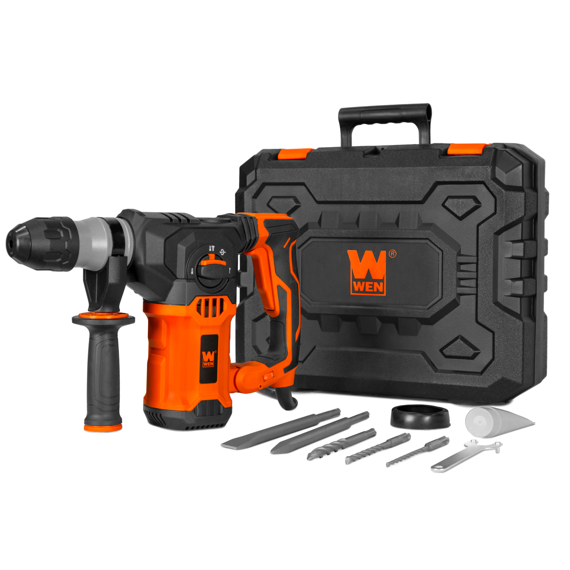 WEN Variable Speed SDS-Plus Rotary Hammer - 12 Amp, 1-3/16in. Chuck, 120V, Model# RH1042
